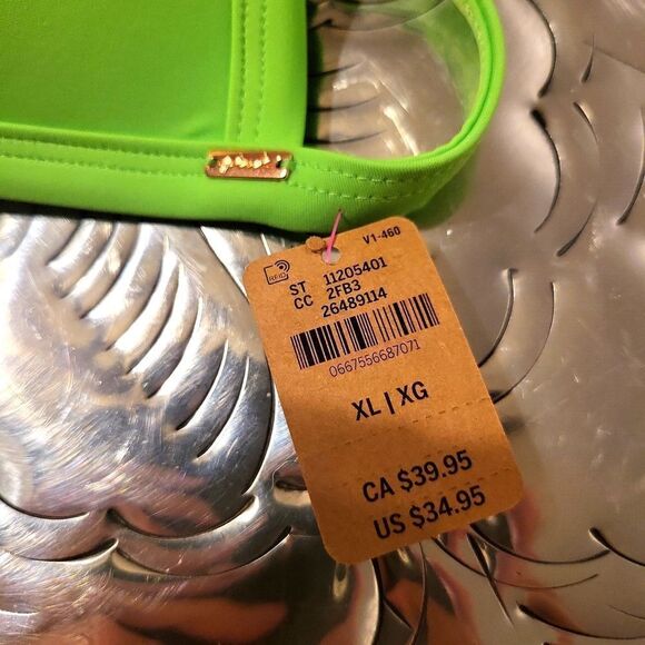 Pink, Victoria secrect NWT, padded,push up XL bikini top , MINT GREEN- very rare - Picture 3 of 9